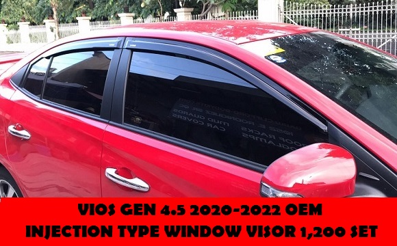 OEM INJECTION TYPE WINDOW VISOR VIOS GEN 4.5